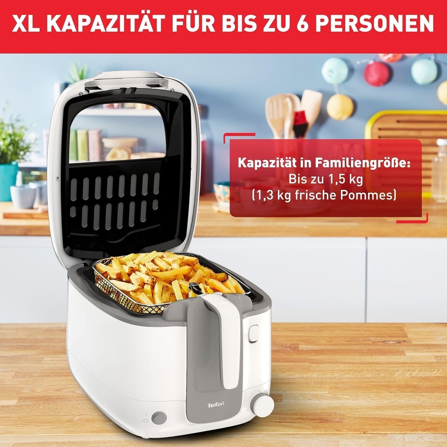 Frytkownica Tefal Super Uno Access, pojemność 2,2 L, części można myć w zmywarce, filtr zapachów AGD Naty Shop