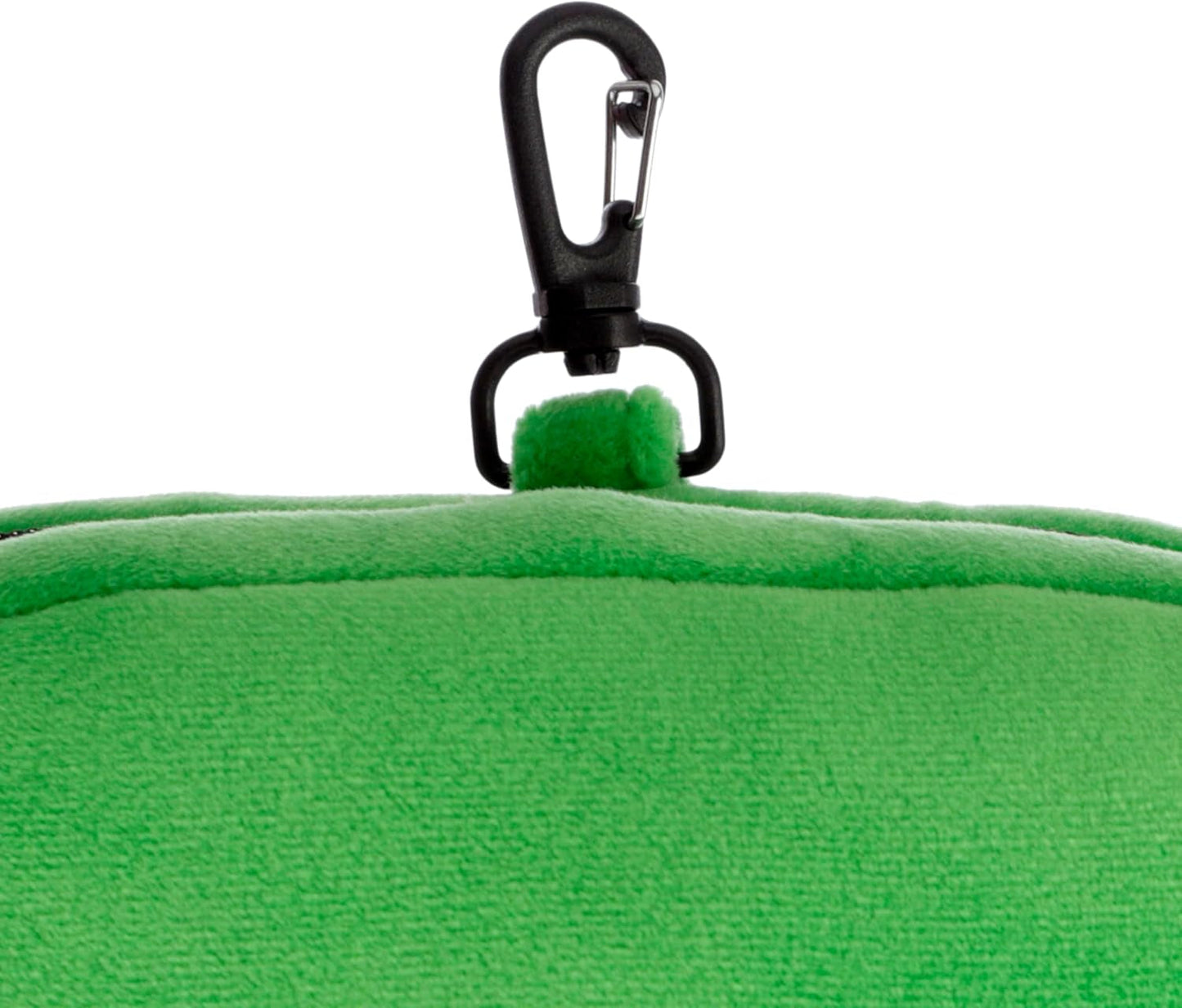 Puckator Relaxeazzz Minecraft Creeper Pluszowa poduszka podróżna i maska na oczy Zagłówek Poduszka do spania Poduszka pod kark Poduszka podróżna Maska do spania Dla dzieci i dorosłych do podróży Samochód Pociąg Akcesoria do samolotów Poduszki podróżne Naty Shop