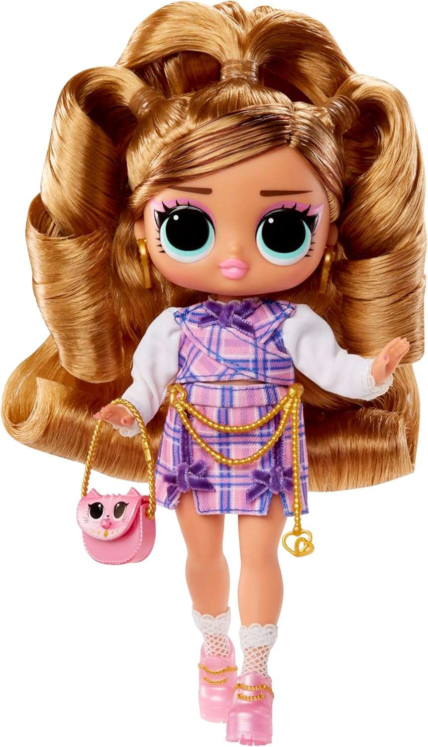 LOL niespodzianka! Lalka Tweens Core — Fancy Girl — zawiera 1 modną lalkę ze strojem i akcesoriami, 4 przedmioty kolekcjonerskie, różę
