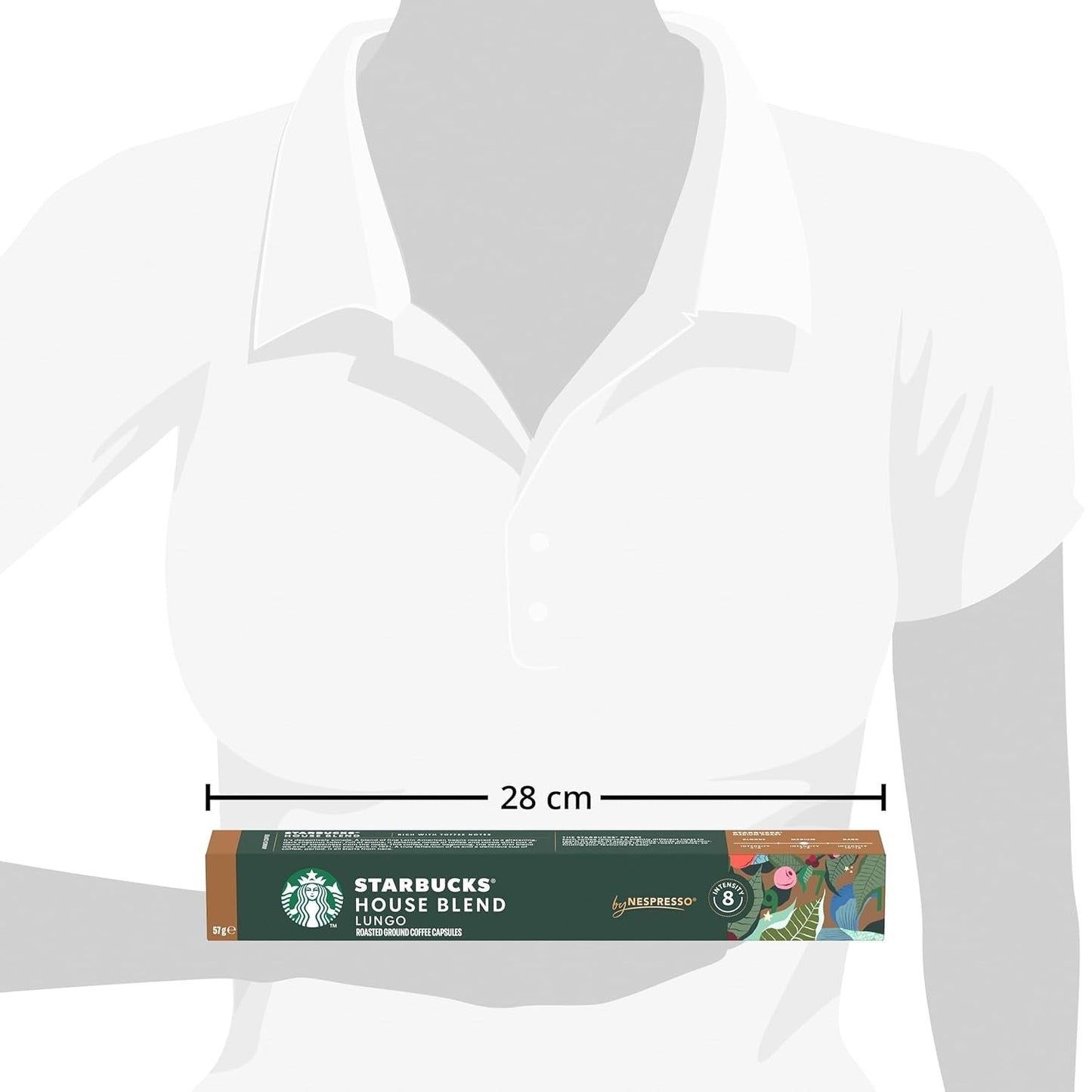 Mieszanka domowa STARBUCKS marki Nespresso, Mittlere Röstung, Kaffeekapseln 10 x 10 (100 Kapseln)