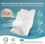 Poduszka pod szyję Poduszka pod głowę Poduszka ortopedyczna Poduszka z pianki memory Ergonomiczna poduszka pod głowę Poduszka podtrzymująca szyję Poduszka zapobiegająca uderzeniom bocznym do podkładów bocznych, pleców i brzucha Białe poduszki ortopedyczne szyjki macicy Naty Shop