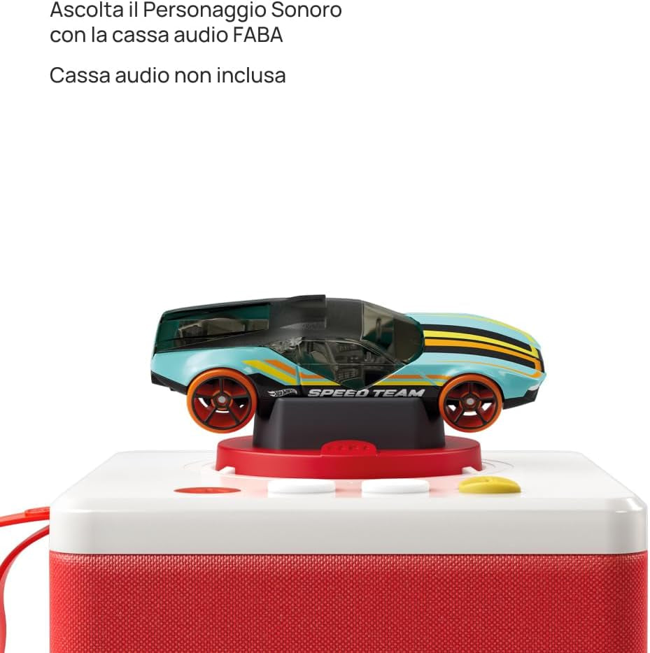 Figurka wydająca dźwięk ataku dinozaura Hot Wheels - opowieści i opowieści dźwiękowe dla chłopców i dziewcząt w wieku 3-5 lat, zabawka z treściami edukacyjnymi, wersja włoska Jucarii Bebe Naty Shop