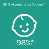 Philips AVENT Ultra Soft Smoczki — zestaw 4 wyjątkowo miękkich smoczków niezawierających BPA dla dzieci w wieku od 0 do 6 miesięcy, w tym etui i sterylizator (model SCF091/35)