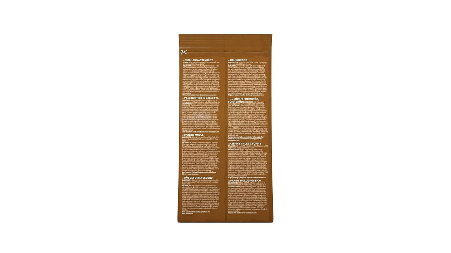 Mix It Dunkel Backmischung Glutenfrei 1Kg, opakowanie 10Er Mieszanka do pieczenia i gotowania Naty Shop