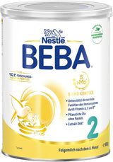 BEBA 2 - Mleko następne po 6 miesiącu, z kompleksem 5 HMO, zawartością białka odpowiednią do wieku, bez laktozy, bez oleju palmowego, bez oleju rybnego, żywność dla niemowląt, mleko w proszku dla dzieci, opak. 3 szt. (3 x 800g)