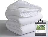 Tural - Kołdra 150 X 220 cm z obróbką Aloe Vera, wypełnienie z włókna 300 G/M², miękka, oddychająca, z certyfikatem Oeko-Tex (biała, łóżko 90 cm) Kołdry i kołdry Naty Shop 150X220