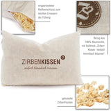 Rodzina szwajcarskiej sosny kamiennej Poduszka ze szwajcarskiej sosny kamiennej Simply Heavenly Dreaming 30X20 cm, drewno, naturalne, 1 sztuka (1 opakowanie) Poduszki standardowe Naty Shop