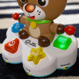 Baby Einstein, Drum & Learn Dean Muzyczna zabawka edukacyjna – multisensoryczna zabawka dla dziecka, 2 tryby gry, kolory, kształty i instrumenty, ponad 50 dźwięków, zabawki dla dzieci od 6 miesiąca życia Naty Shop