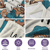 Koc flanelowy Juratar dla taty - prezent na urodziny, dzień ojca i Boże Narodzenie - 152 X 130 cm Łóżka i koce Besuche den Juratar-Store