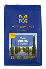 Martermühle Mocny krem ​​do espresso 500g | Arabika/Robusta | Smaki: Ciemne kakao, orzech laskowy | Jasno palone całe ziarna espresso, niska kwasowość