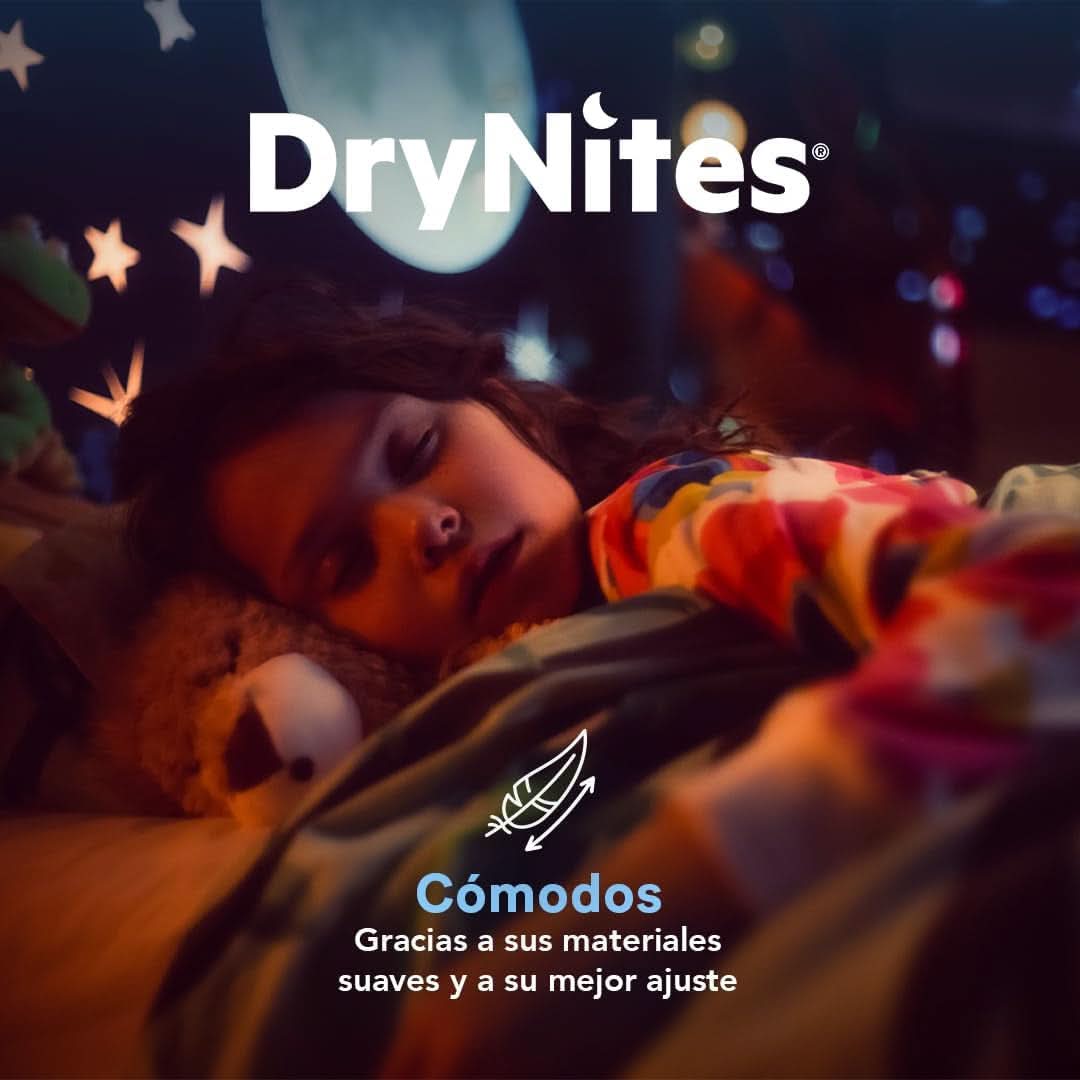 Spodnie od piżamy Dry Nites dla dziewczynki 3-5 lat, 1 opakowanie (16 sztuk) Sklep Naty