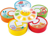Chicco Talking Farm włosko-angielska dwujęzyczna zabawka dla dziecka ze zwierzętami, światłami i dźwiękami, 3 opcje zabawy, elektroniczna zabawka edukacyjna - zabawka dla dzieci w wieku 1-4 lat Naty Shop Electronic Puzzle