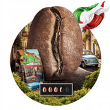Kawa palona ziarnista Italiana Bellagio 1kg | 80% Arabiki i 20% Robusty | z nutą orzechów i gorzkiej czekolady | świeżo palone, o niskiej kwasowości | do ekspresów do kawy | Kawa Blue Orca