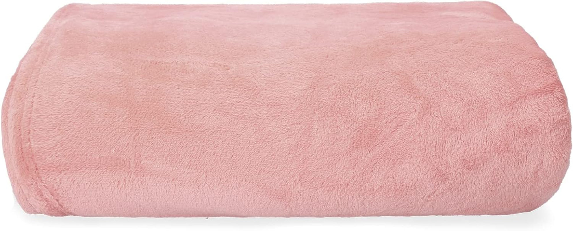 HOMLA Puszysty i ciepły czerwony koc polarowy - na sofę i łóżko Wygodny koc Koc na sofę Koc do salonu - łatwy w utrzymaniu 150 X 200 cm Różowy Łóżka i koce Besuche den HOMLA-Store