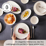 Zestaw obiadowy Karaca Allure na 12 osób, New Generation Bone - Wyrafinowany zestaw dla wyrafinowanej kultury spożywania posiłków