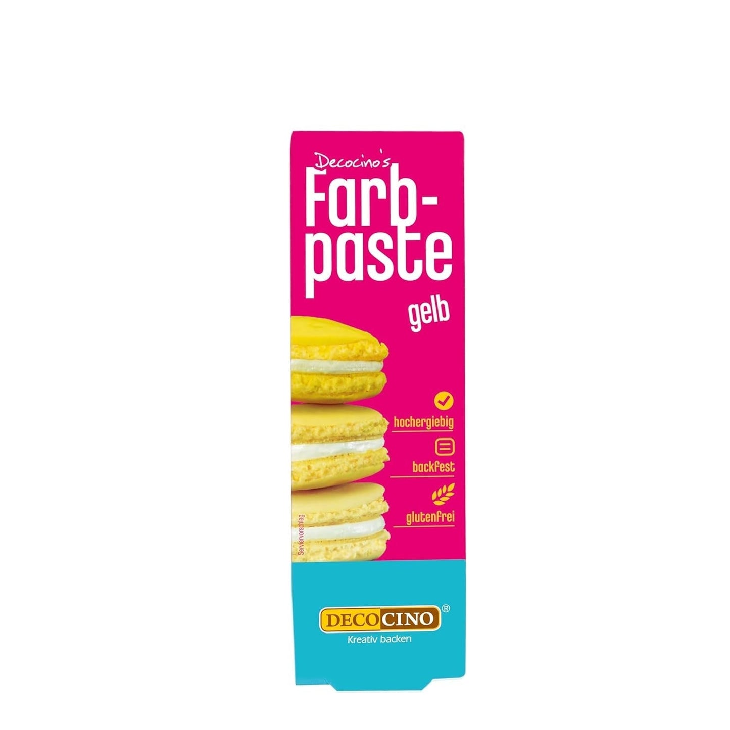 DECOCINO różowa pasta koloryzująca - 20 g - Barwnik spożywczy, idealny do barwienia ciast, kremów i kremów - Nie zawiera azowych kwasów tłuszczowych i glutenu