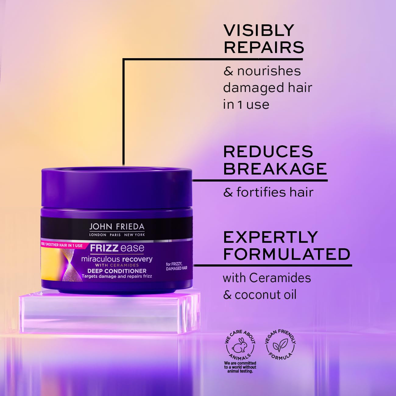 Frizz-Ease Mascarilla Fortalecedora Intensiva 250 ml Maska do włosów Naty Shop