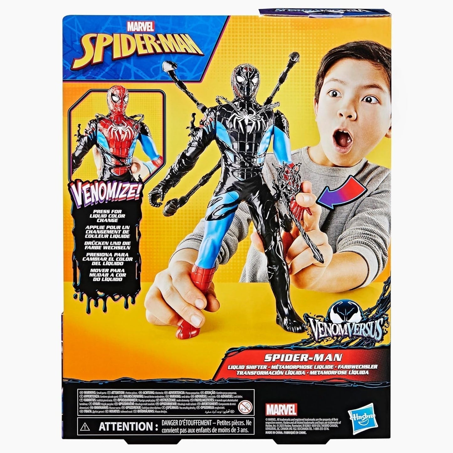 Marvel Spider-Man Venomversus Spider-Man Zmieniacz kolorów Figurka z akcesoriami Figurki Sklep Naty