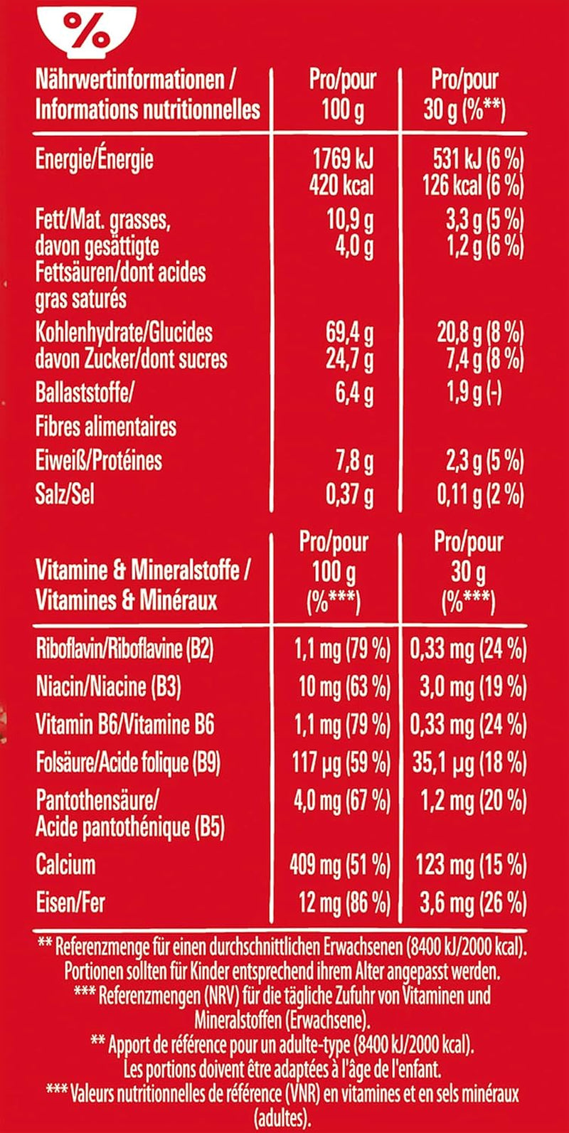 Nestlé Cereal, Chrupiące płatki śniadaniowe z typowym waflem i pyszną czekoladą, 1 opakowanie (1 x 330g)