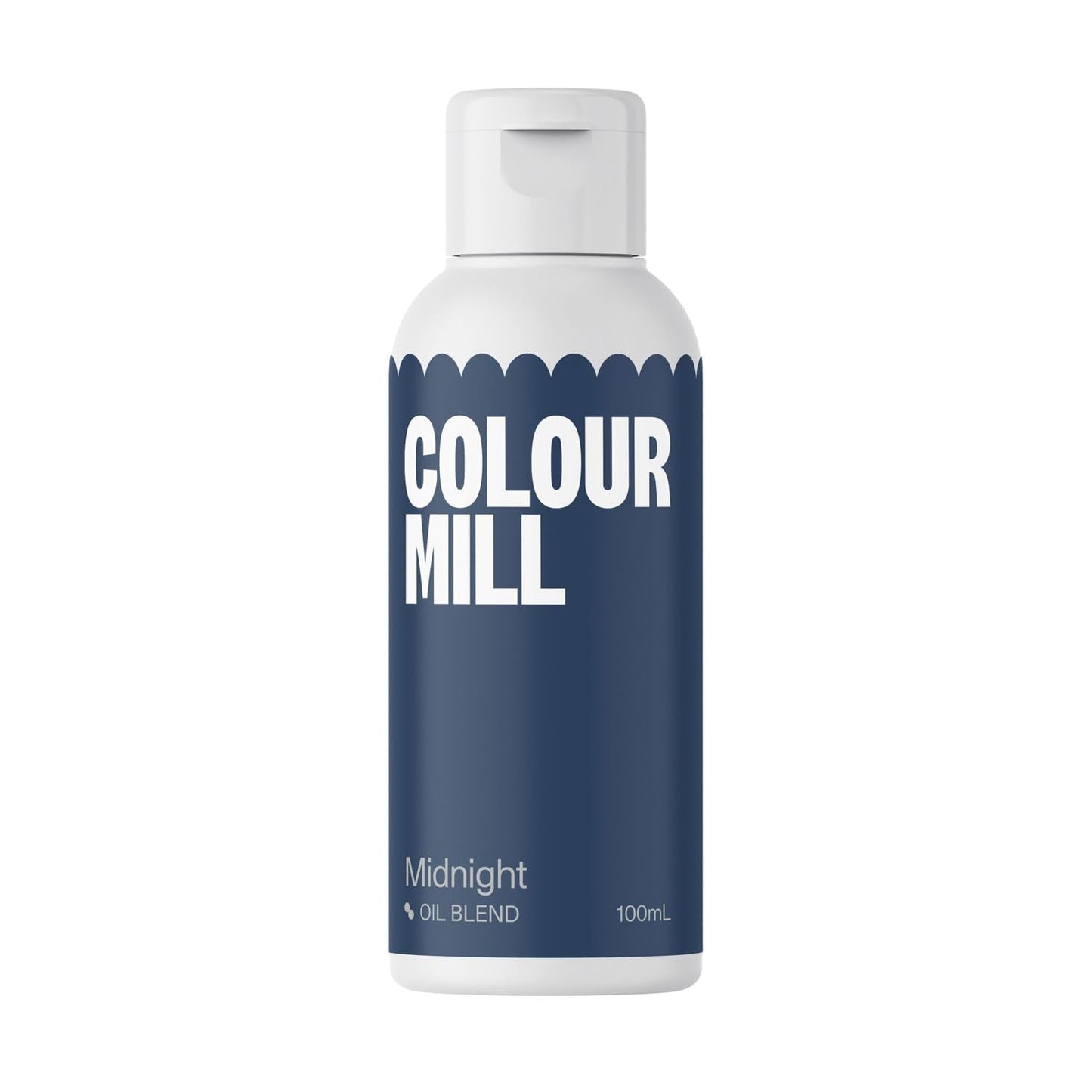 Barwnik spożywczy Color Mill Oil Blend Midnight Oil - Barwnik spożywczy do czekolady, fondantów, babeczek, ciast, wypieków, makaroników - Barwnik spożywczy do dekoracji ciast - 100 ml