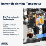 De'Longhi Dedica Style EC 685.B – Ekspres do espresso z kolbą, ekspres do kawy z profesjonalnym spieniaczem do mleka, szerokość tylko 15 cm, na kawę mieloną lub kapsułki ESE, zbiornik na wodę 1 l, kolor czarny