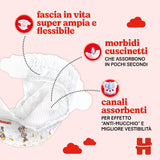 Pieluszki Huggies Ultra Comfort/Little Movers, rozmiar 3 (4-9 kg), wzór Disneya, chłonne, pełna ochrona, 126 sztuk