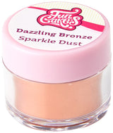 Funcakes Sparkle Dust Dazzling Bronze: Musujący barwnik spożywczy w proszku do dekoracji ciast, certyfikat Halal