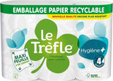 Le Trefoil Hygiene + Papier Toaletowy, 6 rolek, 4 moce (2 szt.)
