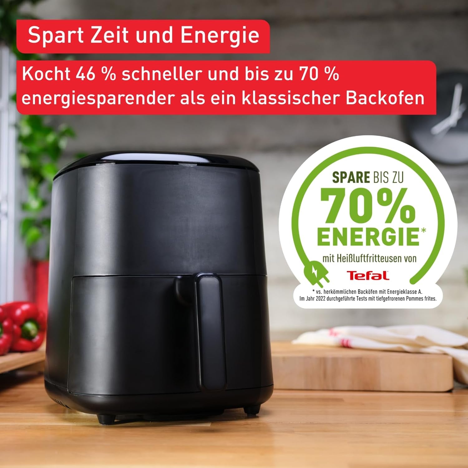 Tefal Easy Fry Max EY2458, 5 litrów, frytownica na gorące powietrze, 10 automatycznych programów gotowania, cyfrowy ekran dotykowy