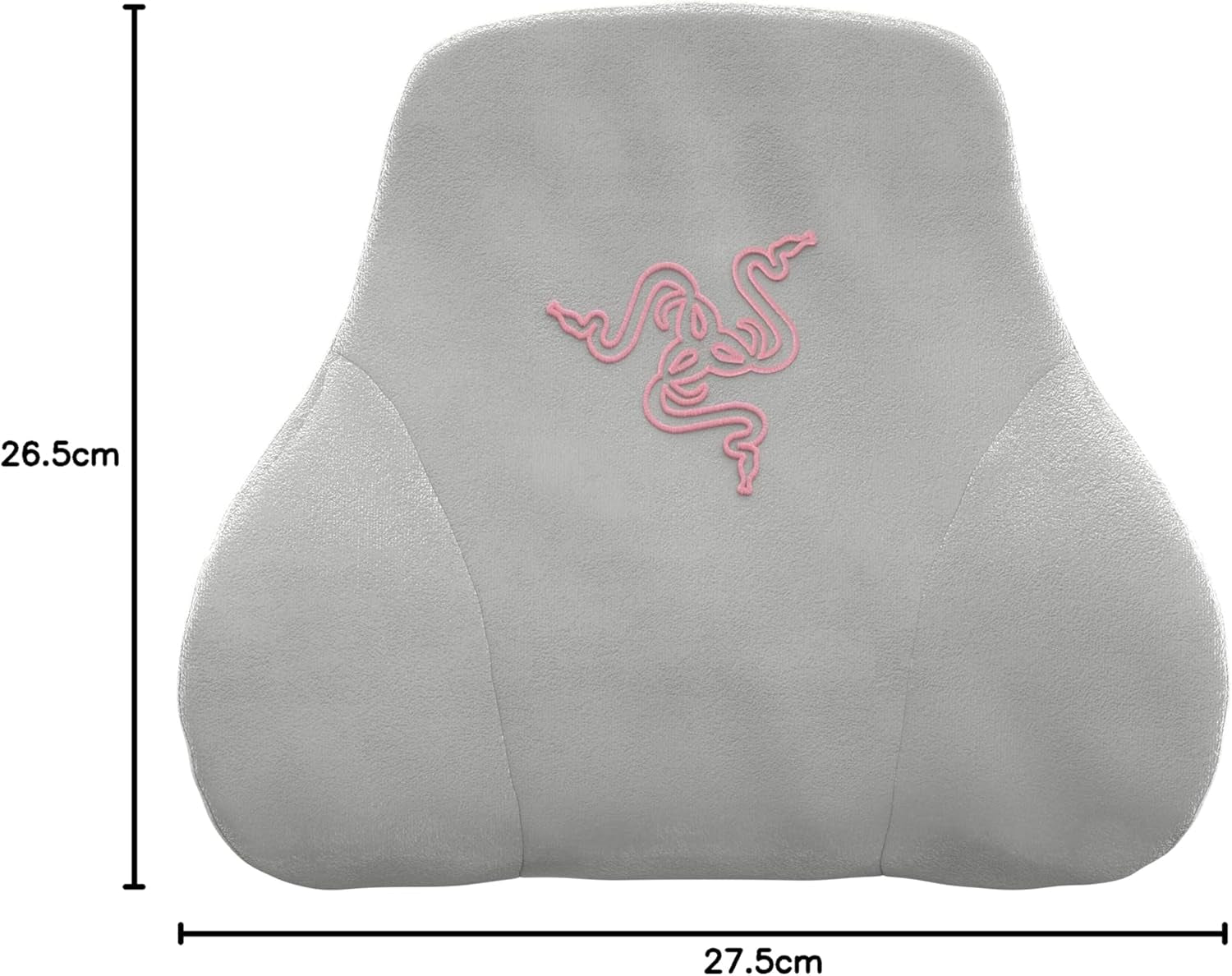 Razer Head Cushion - poduszka na szyję i głowę do krzeseł do gier (ergonomiczna konstrukcja, pianka zapamiętująca kształt, miękki czarny aksamitny pokrowiec) Kwarcowe poduszki Naty Shop Standard