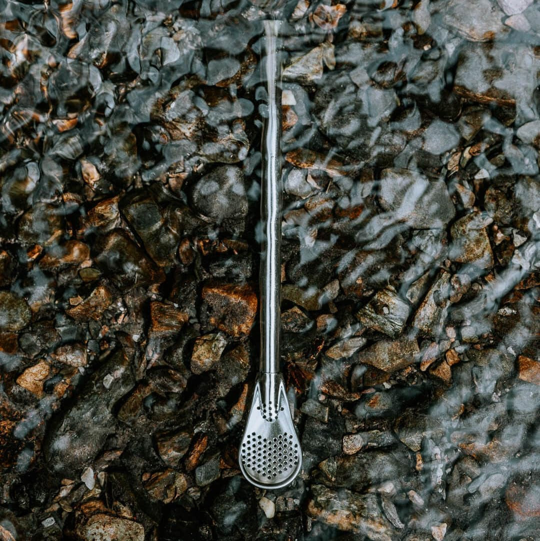 Zestaw do herbaty Mate Bio ● 3 zestawy Mate + 2 filiżanki Mate ze stali nierdzewnej o podwójnych ściankach + 2 Bombille + Instrukcja parzenia (czarna)