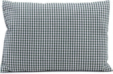 Gözze - Poduszka o zapachu ziół, 200 g wypełnienia z mieszanki ziół, poszewka ze 100% bawełny, 30 x 20 cm - Szara krata Naty Shop Standardowe poduszki
