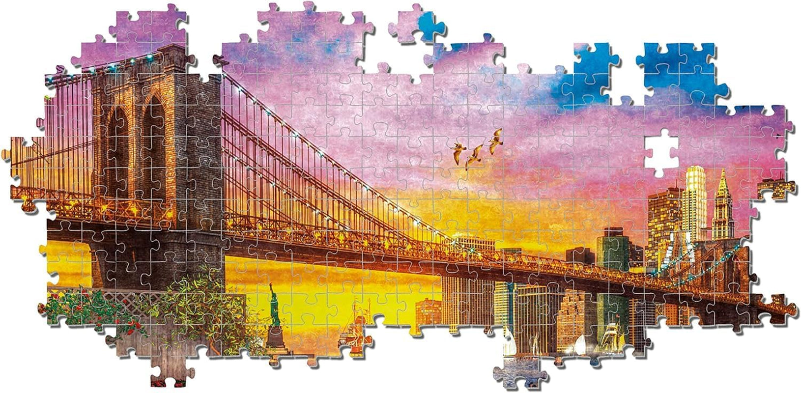 Clementoni - 33552 Kolekcja - Manhattan Balcony Sunset, Puzzle 3000 elementów dla dorosłych i dzieci 10 lat, gra zręcznościowa dla całej rodziny Puzzle Naty Shop