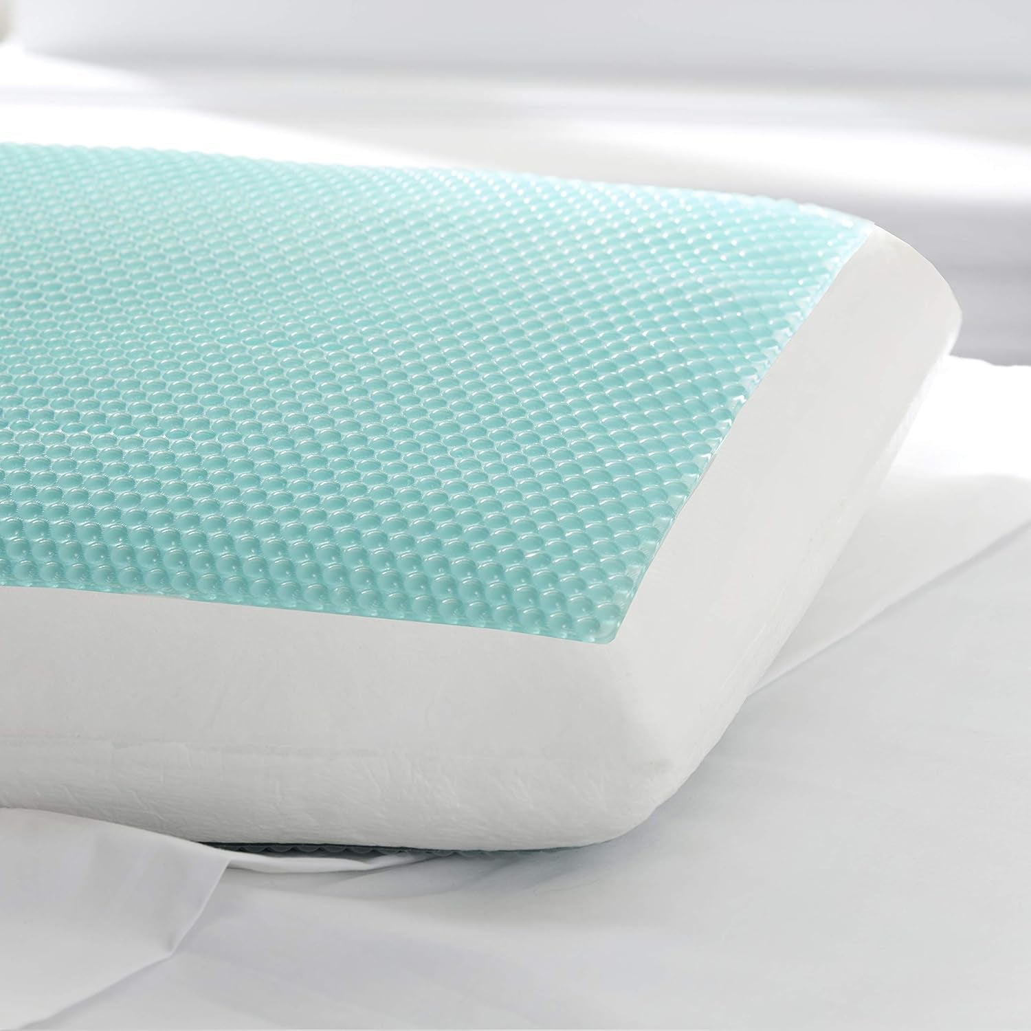 Sealy SE '19 Essentials SM Aqua Bubble Gel Sheet, 1 poduszka MC (US), biała, 61 x 40 x 14 cm Poduszki standardowe Naty Shop