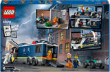 LEGO City Ciężarówka policyjna z laboratorium, quad policyjny i zabawkowa ciężarówka dla dzieci, prezent dla chłopców i dziewcząt od 7 lat oraz 5 minifigurek — 2 policjantów, 1 naukowiec i 2 oszustów 60418 Zestawy do budowania Szukaj w sklepie LEGO