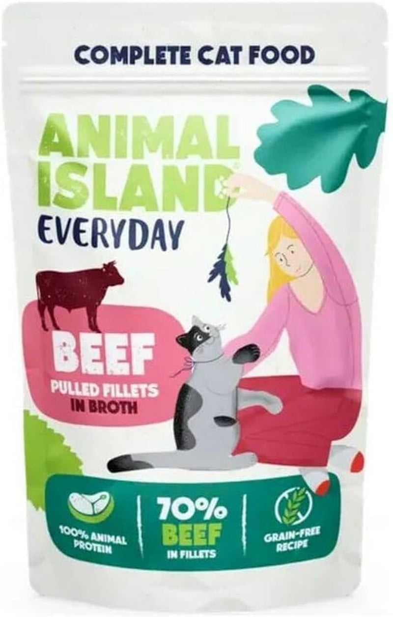 Nassfutter Katze Erwachsene Geschreddertes Skórka w Brühe Hoher Fleischanteil Getreidefrei Alleinfuttermittel, 12 x 85g