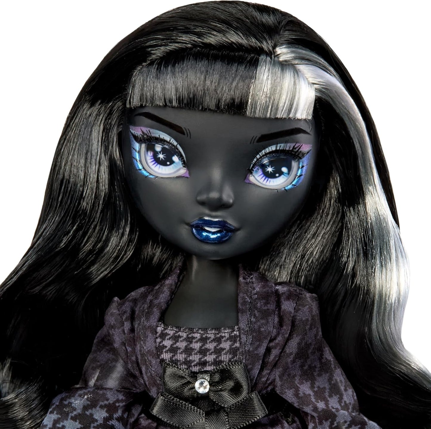 Rainbow High Shadow High Girl's Night - Shanelle Onyx - 28 cm modna lalka w odcieniach szarości, czarnych włosach i stroju z akcesoriami i grzebieniem - Dla kolekcjonerów i dzieci w wieku od 6 lat