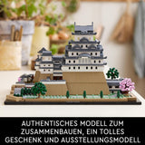 LEGO Architecture Zamek Himeji, zestaw modeli dla dorosłych, kolekcja zabytków, zestaw dla fanów kreatywnego ogrodnictwa i kultury japońskiej z drzewem kwitnącej wiśni, prezent dla niego i dla niej 21060 Zestawy do budowania Besuche w sklepie LEGO