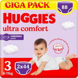 Huggies Ultra Comfort, pieluchy majtkowe, rozmiar 5 (12-17 kg), opakowanie 68 pieluch majtkowych