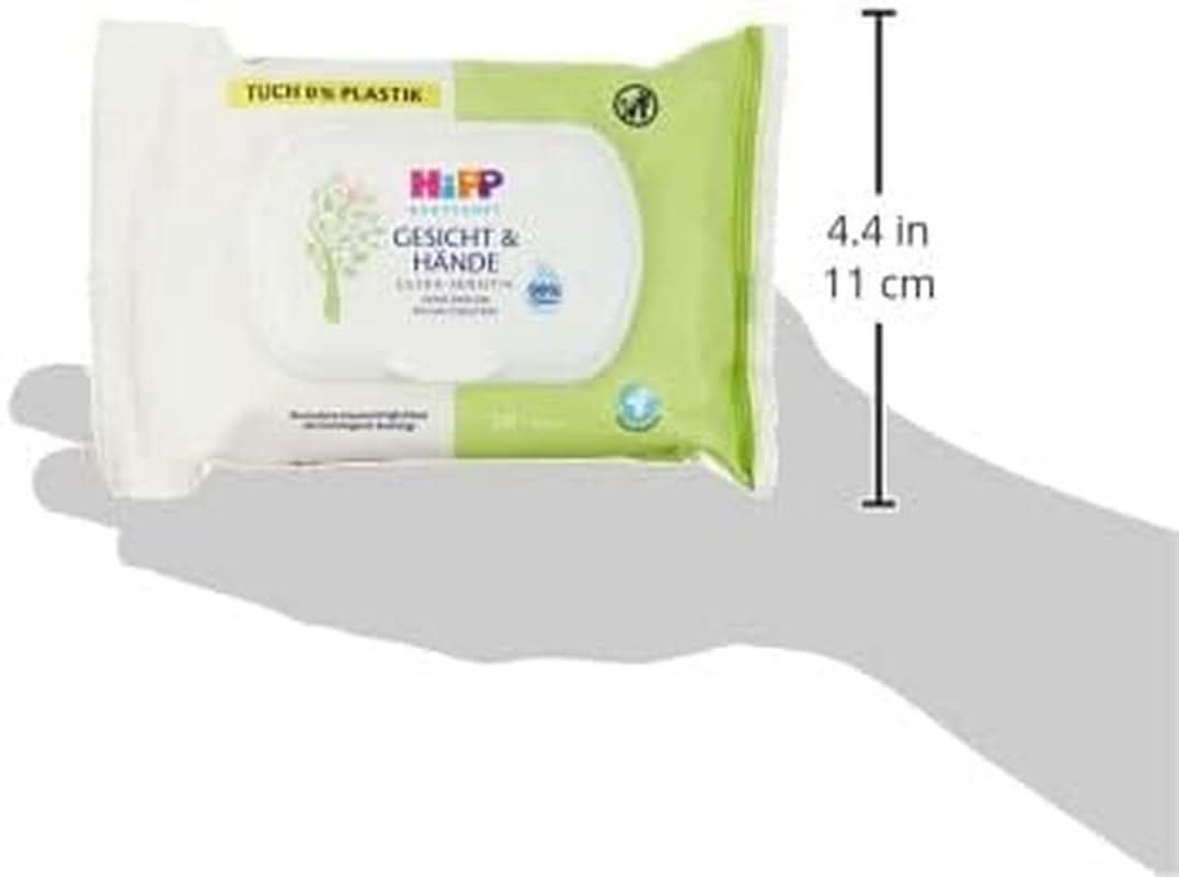 HIPP Babysanft Gesicht & Handtücher, Feuchttücher 12X 20 Stück. Sklep Naty