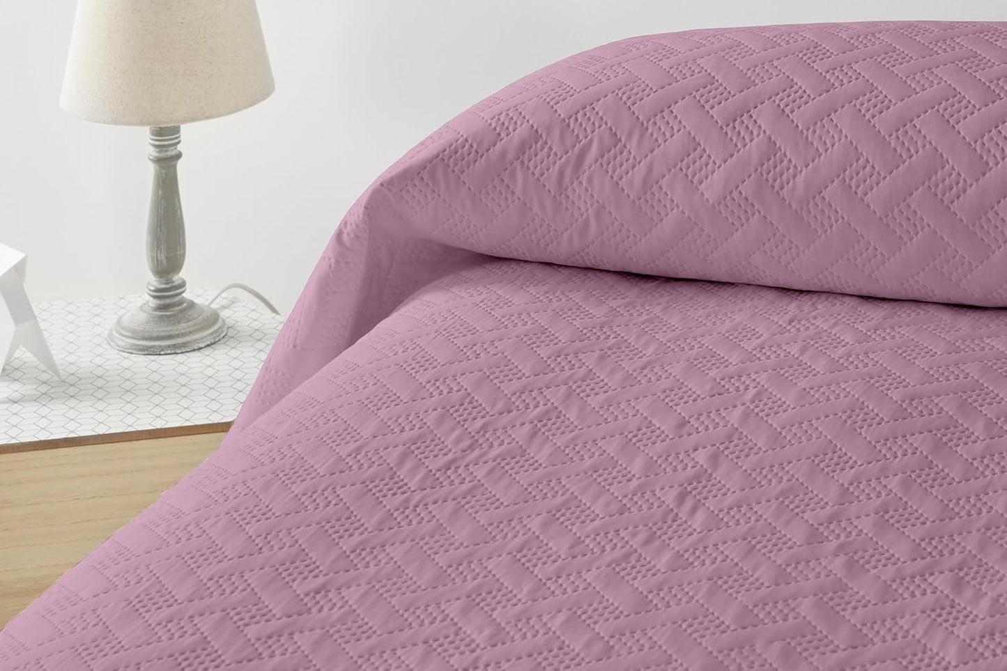 LISO - Narzuta na 105 cm - Narzuta na łóżko Bouti - Wiosna i lato - 200X260 cm - Różowe łóżka i koce Besuche den Degrees home-Store Makeup Bed 135 cm