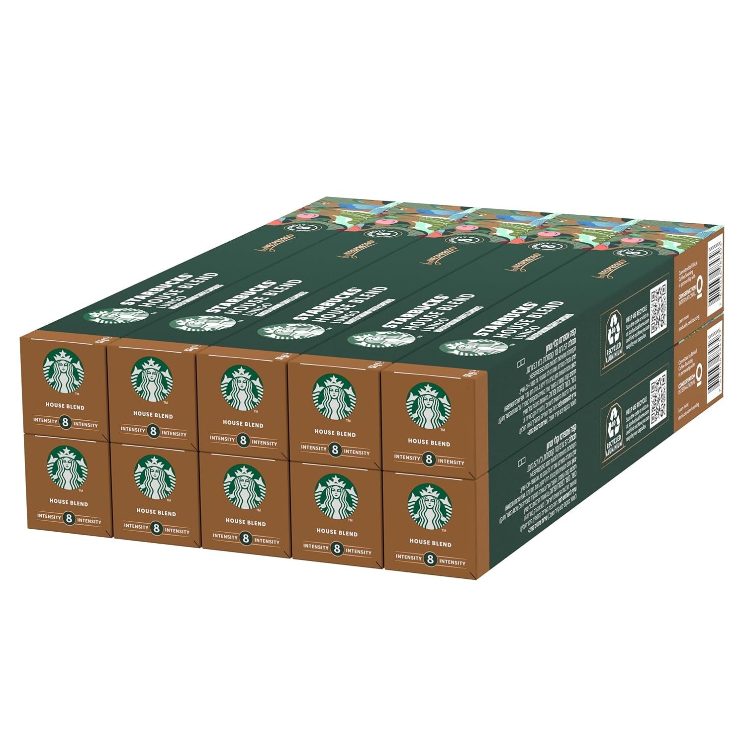 Mieszanka domowa STARBUCKS marki Nespresso, Mittlere Röstung, Kaffeekapseln 10 x 10 (100 Kapseln)