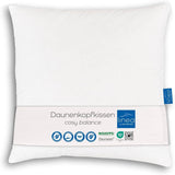 LINEA by Böhmerwald - Cosy - Wysokiej jakości poduszka Balance, 80X80, 70% pierza klasy 1, 30% nowego puchu, odpowiednia dla alergików, można prać w temperaturze do 60°C, wyprodukowano w Niemczech Standardowe poduszki Naty Shop Tytuł domyślny