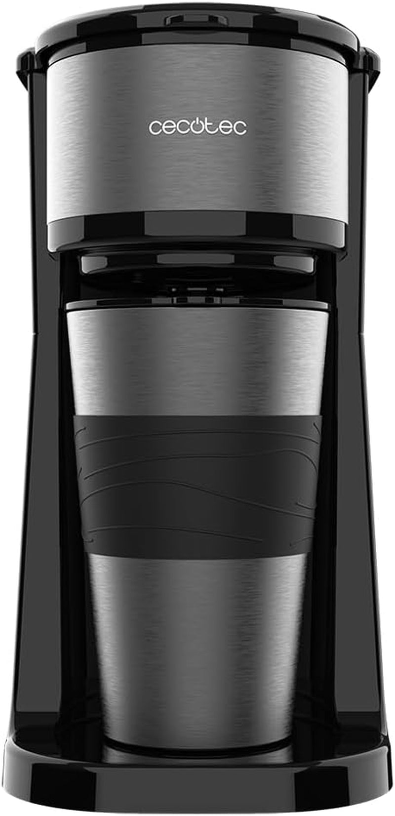 Ekspres Cecotec Coffee 66 Drop&Go z karafką termiczną, 700 W, pojemność 420 ml, szczelna wylewka, filtr stały lub papierowy, funkcja automatycznego wyłączania, pojemnik z okienkiem