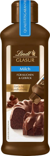 Lindt Schokolade - GLASUR Vollmilch | 10 X 200 G | Vollmilch Glasur Für Einen Feinen Überzug Bei Kuchen, Torten, Gebäck Oder Eis | SZKŁO | Powrót | Schokoladengeschenk Glazury i dekoracje Naty Shop Domyślny tytuł