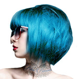 GO TOXIC UV semi-permanentny krem koloryzujący do włosów 100 ml (1 opakowanie) Naty Shop Blue farba do włosów 1 sztuka (1 opakowanie)