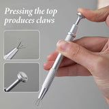 100 Stück Nail Art Schwamm Mit Piercing Zange, Nail Art Zubehör Schwamm Mit Piercing Kugel Aufdreher, Gąbkowy aplikator pędzelkowy, Nagelkunst-Rendering-Werkzeuge, Für Gradient Nail Art Patterns Erstellen.