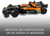 LEGO Technic Samochód wyścigowy Formuły E NEOM Mclaren, zabawka samochodu wyścigowego dla 9-letnich chłopców i dziewcząt, zestaw modeli samochodów, dekoracje do pokoju dziecięcego, pomysł na prezent urodzinowy 42169 Zestawy do budowania Szukaj w sklepie LEGO