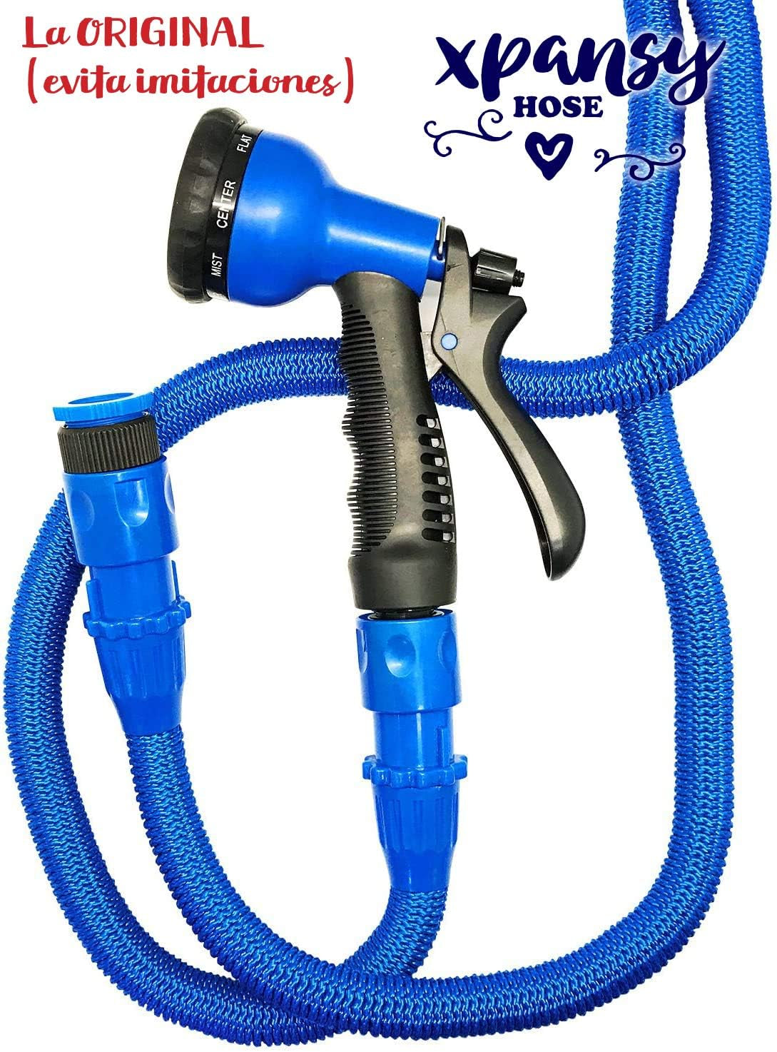 Wąż Pro C2607B z możliwością przedłużenia do Presión del Agua, Azul, 7,5 m