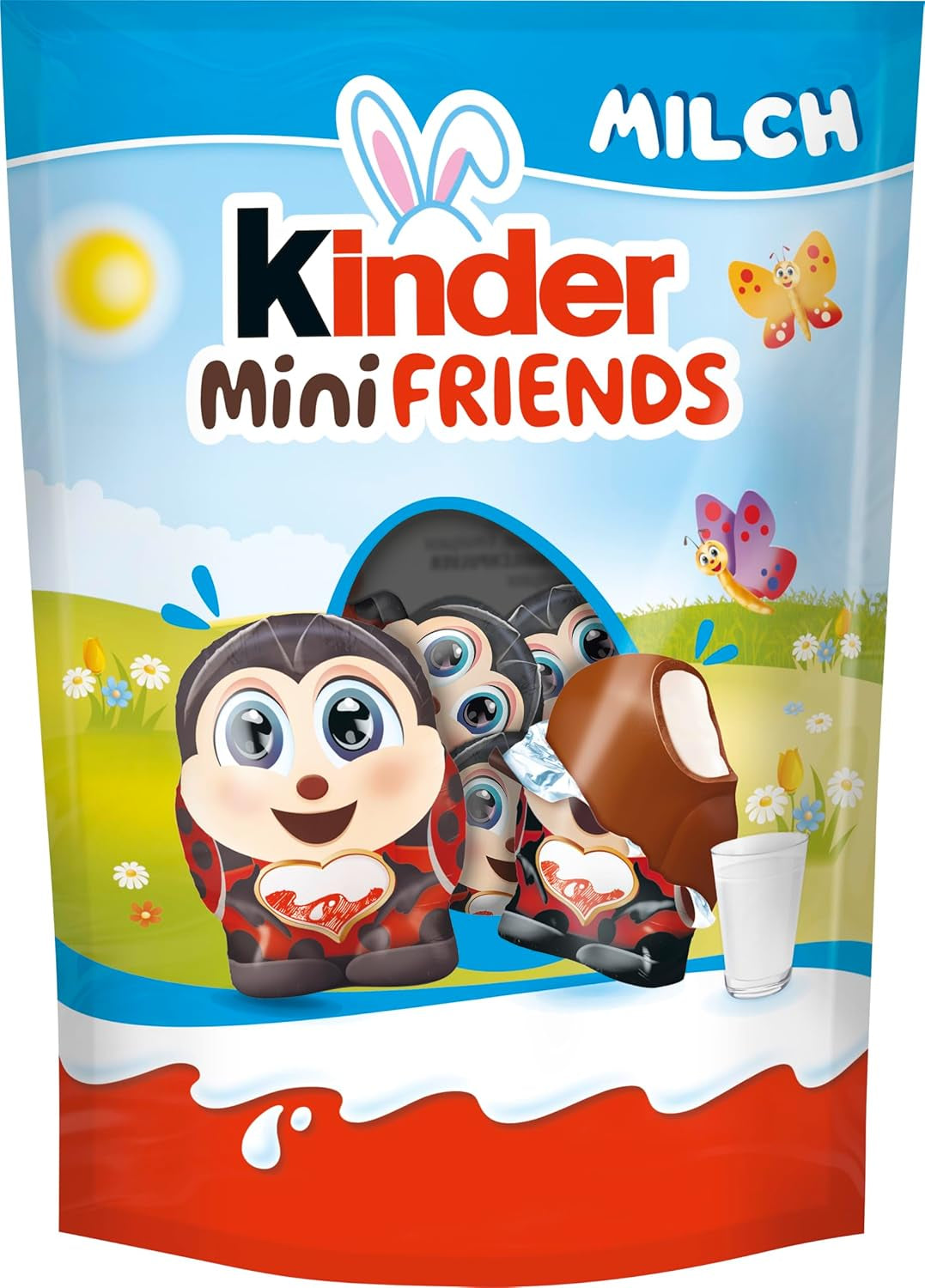 Kinder Joy opakowanie 2 szt. - Jedna połówka z pysznym kremem mleczno-kakaowym i chrupiącymi kuleczkami, druga połowa z wielką niespodzianką - Czekolada Wielkanocna, Słodycze Wielkanocne - Prezent Wielkanocny - 40g